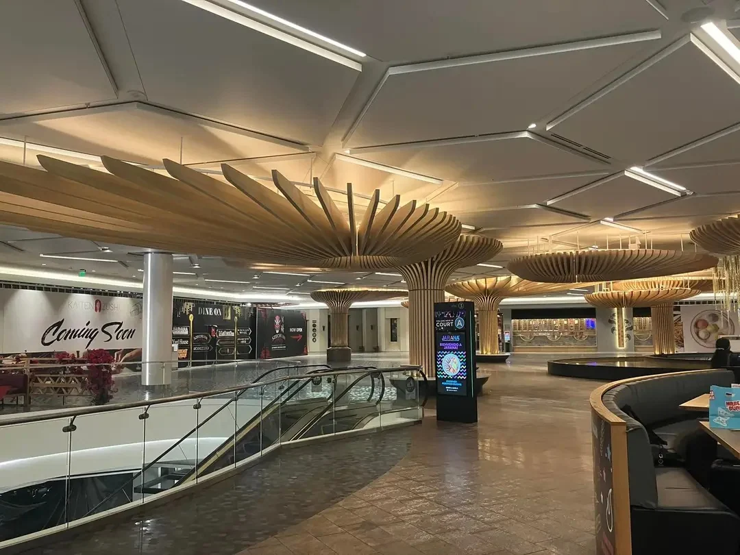 Inside the American Dream complex, February 2026.